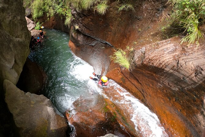 Canyoning Experience Level II Moderate - Where you start: Capela de São Rafael and getting set up fast