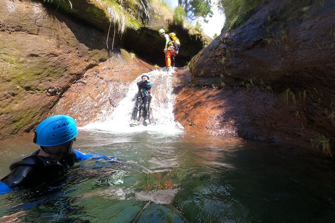 Canyoning in Madeira Island- Level 1 - Jumps and toboggans into pools: choose your courage