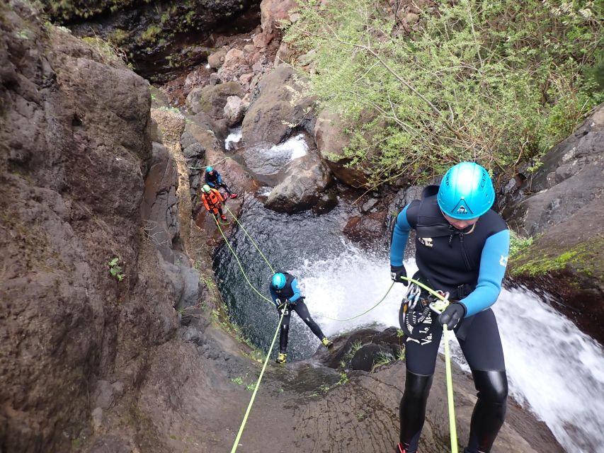 Canyoning Level 2 - Ribeira do Cidrão- Madeira Island - Level 2 canyoning in Madeira means adrenaline with clear guidance