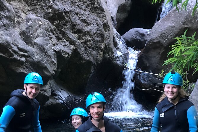 Canyoning Madeira Island Level 2 - What Level 2 means for your confidence (and your comfort)