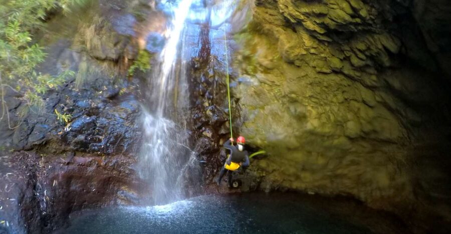Canyoning tour: Private/Small group - What you actually do: abseils, jumps, and slides at waterfalls