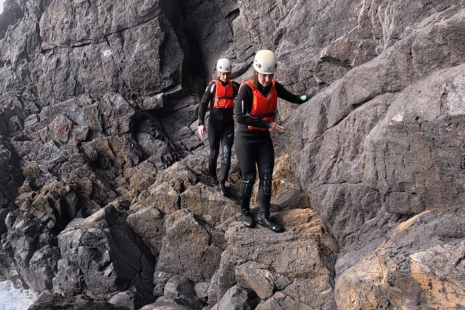 Coasteering Adventure with Snorkeling from Funchal - Cliff jumps, rock scrambles, and sea caves