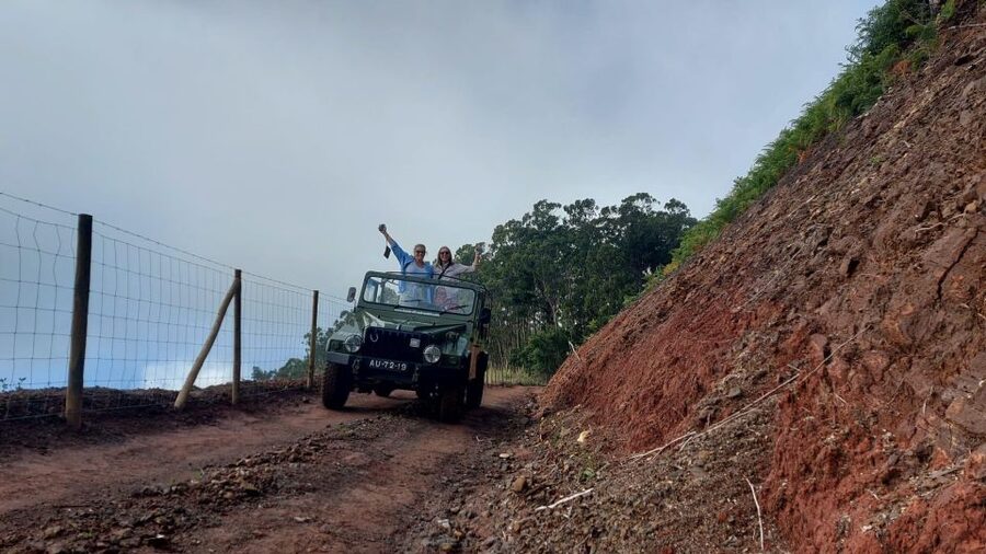 East Tour: Open Roof jeep tour to East Madeira - Santana - Lombo da Quinta: the Funchal harbour photo moment