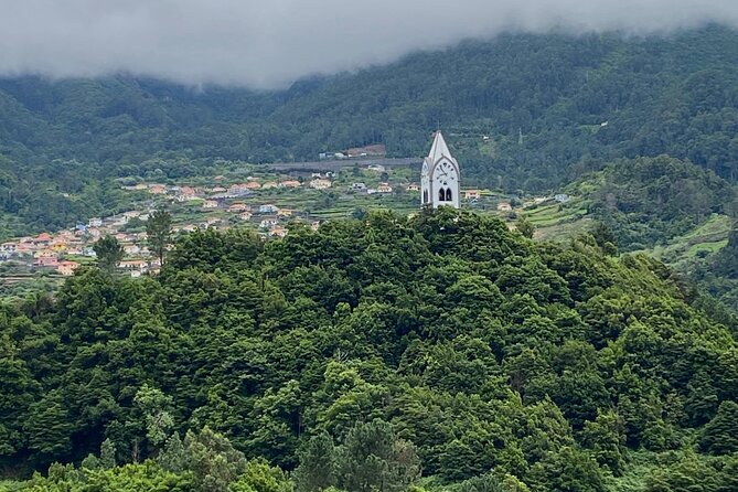 Fanal Forest, Skywalk & Lava Pools: West Madeira 4x4 Expedition - Ribeira Brava viewpoint: a calm way to get your bearings