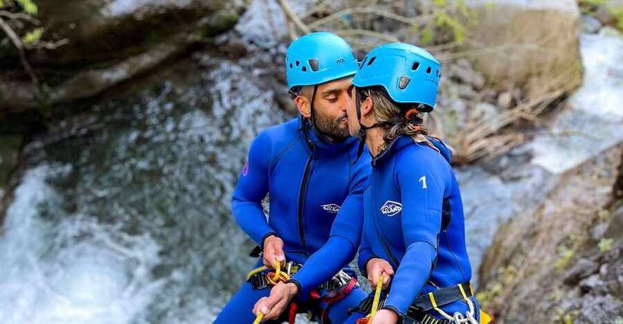 From Funchal: Intermediate (Level 2) Canyoning Adventure - Gear up fast: what the start of the trip feels like