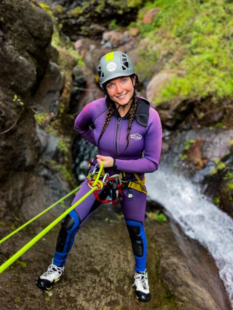From Funchal: Intermediate (Level 2) Canyoning Adventure - The first waterfall zone: rappels, brief walks, and a constant river