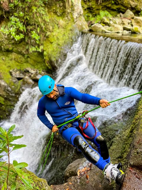 From Funchal: Intermediate (Level 2) Canyoning Adventure - Optional jumps and natural slides: how the fun stays under control