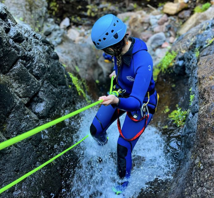 From Funchal: Intermediate (Level 2) Canyoning Adventure - Safety systems you can trust: ropes, setup, and guide control