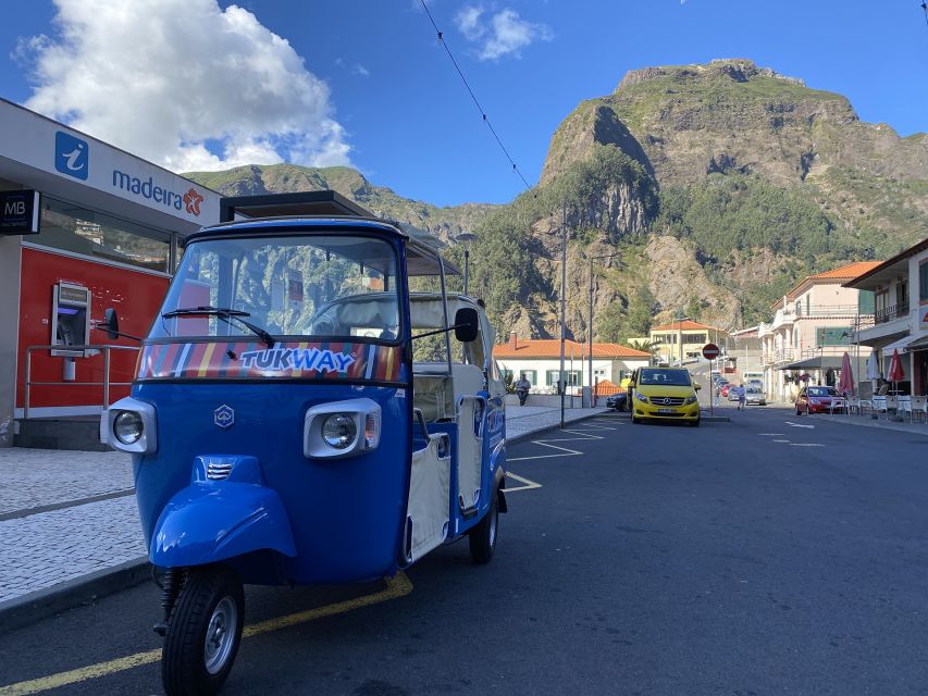 From Funchal: Madeira Nuns Valley Sightseeing Tuk-Tuk Tour - Stop 1: Pico dos Barcelos and the story behind the Painted Door vibe