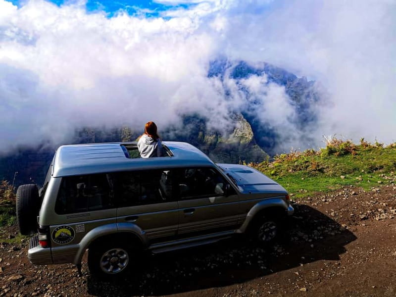 Funchal: 4x4 Jeep Trip to the East and Northeast of Madeira - Santana triangular houses: culture stop with a real sense of place