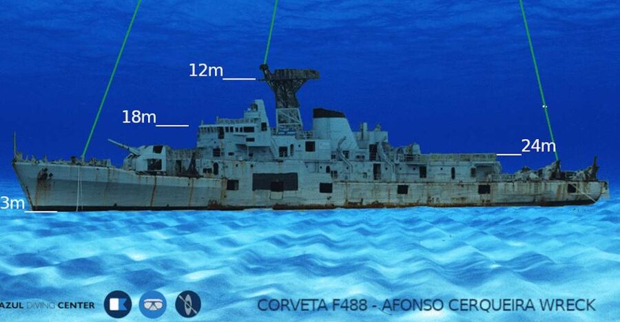 Funchal: Advanced Scuba Diving Afonso Cerqueira Wreck - The staff and guiding style: calm help with real names