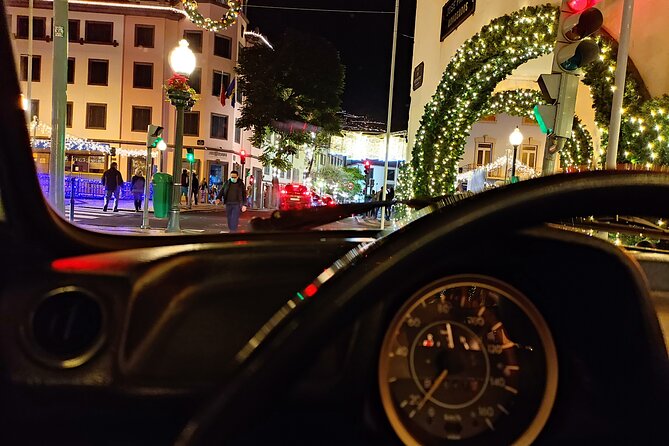 Funchal: Christmas Lights Sightseeing Night Tour - The old-town stretch: city hall, cathedral, and the holiday street look