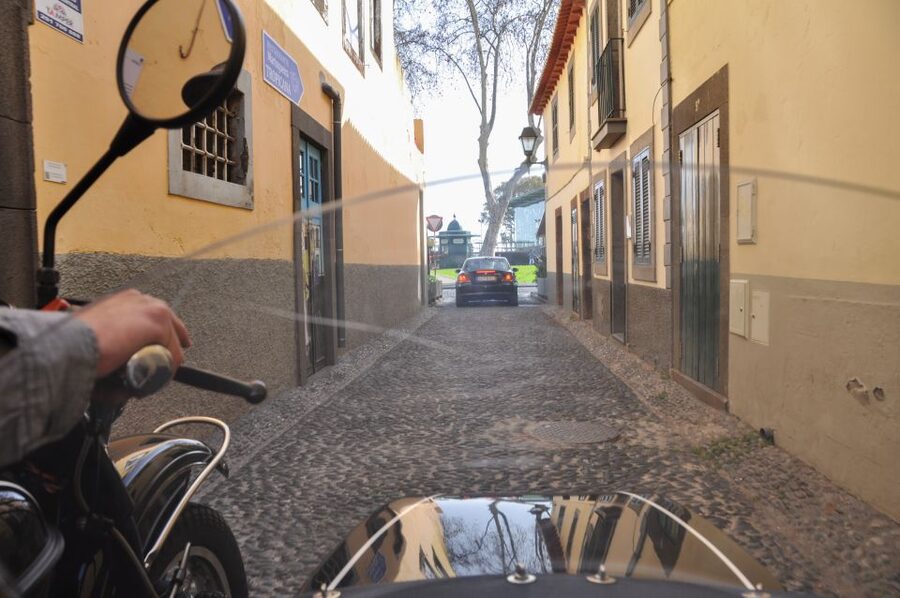 Funchal Exploration: Sidecar Tour with Historical Insights - Old Town Funchal: painted doors, tight streets, and major landmarks