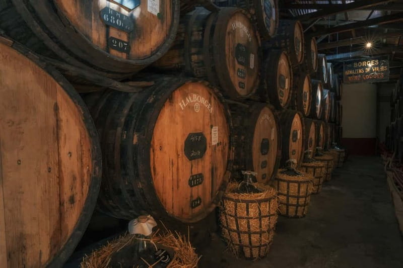Funchal: H.M. Borges Winery Private Tour and Wine Tasting - Madeira ages explained: from 5 years to Very Old Frasqueira