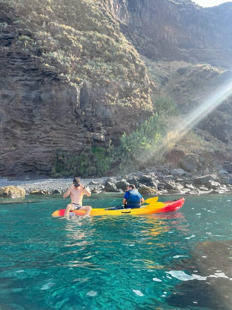 Funchal: Kayak & Snorkeling in Garajau Nature Reserve - The little waterfall bonus you might get