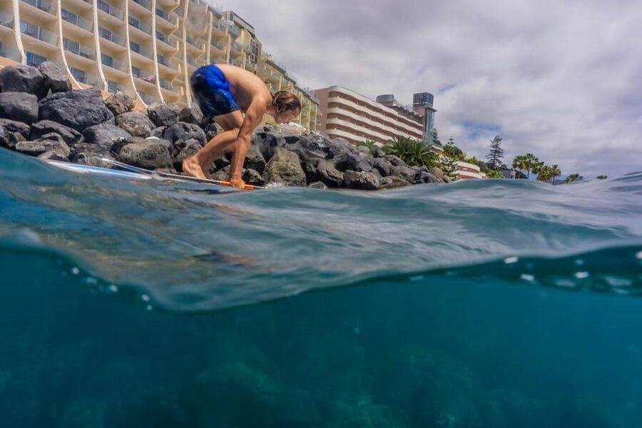 Funchal: SUP Rental or Guided tour with snorkeling - Views from Funchal’s Atlantic: good exercise without the full workout vibe
