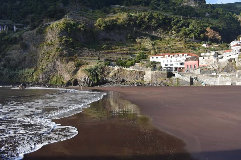 Funchal: Waterfalls, Volcanic Pools, and Fanal Forest Tour - Seixal black sand and the lava rock pools: Madeira’s dramatic basics