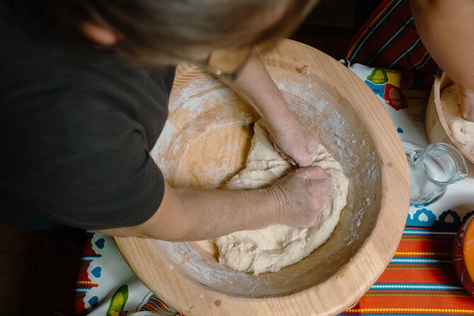 Hands-On Bolo do Caco Baking Class with a Madeiran Family - The hands-on part: kneading and shaping by hand