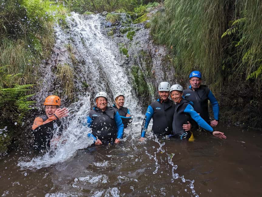 Intermediate Canyoning in Madeira – Jumps, Slides & Rappels - The Curral das Freiras Canyon Session: Rappels, Jumps, Slides, and Pool Time