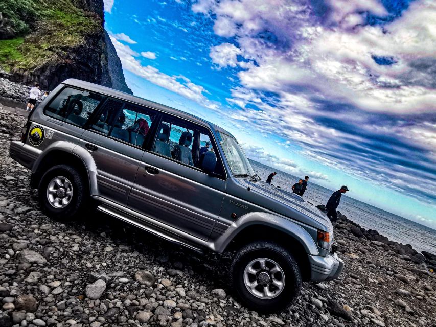 Madeira: Full-Day Jeep Tour, Natural Pools, Seixal & Fanal - São Vicente and Seixal: black sand coast and north-coast energy