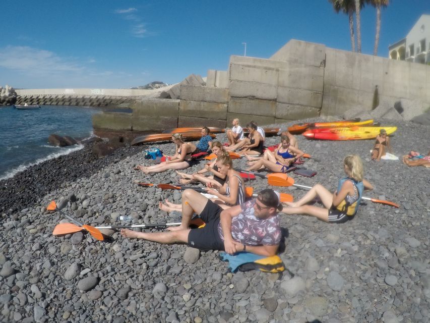 Madeira: Garajau Nature Reserve Kayak and Snorkel Tour - When the sea feels rough: using the kayak as your safe viewing platform