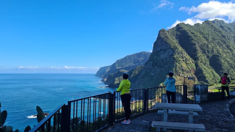 Madeira: Guided E-bike Tour of the North Coast - The Old Road Return: Getting One Last Big Look at Ponta Delgada