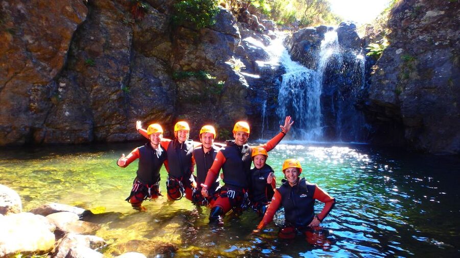 Madeira: Intermediate (Level 2) Canyoning Experience - From pickup to water: how the timing plays out
