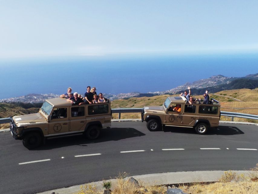 Madeira: Jeep tour Pico Areeiro, Santa Cruz and Cristo Rei - Cristo Rei viewpoint: ending with history plus a wide view