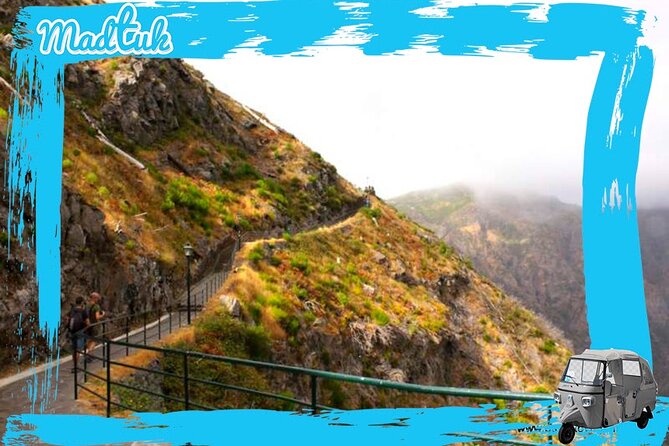 Madeira Nuns Valley Viewpoint Tuk Tuk Tour by MadTuk - Miradouro Pico dos Barcelos: Ronaldo’s photo spot and big-city perspective