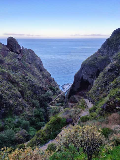 Madeira: Paul do Mar Guided Hike - The return downhill: ocean views keep you company