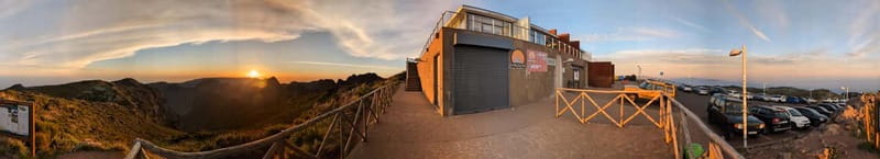 Madeira: Pico Arieiro Sunset with Stairway to Heaven Option - Ninho da Manta viewpoint: the quick stop that adds a second wow