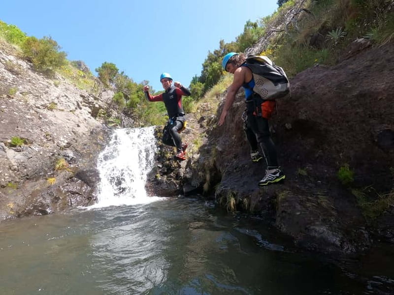 Madeira : Ribeira das Cales Canyoning (Level 1) - The “walk in clear spring water” sections you’ll actually appreciate