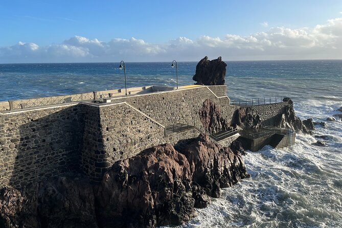Madeira Sunny South Cabo Girão, Waterfalls, Camara Lobos - Praia da Calheta: a real swim window, and you choose lunch