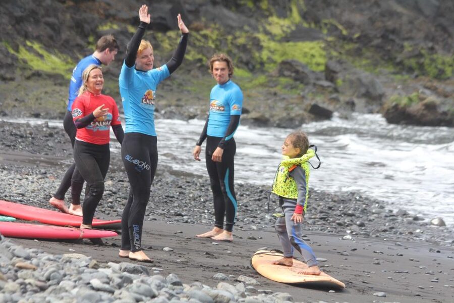 Madeira: Surf Lessons for All Levels - Meeting at Vila Bela in Porto da Cruz and what happens before you hit the water