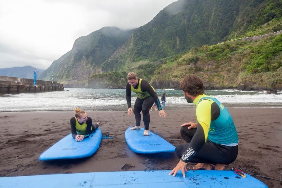 Madeira : Surfing Experience for all - Gear included: why the softboard and wetsuit make your learning curve easier