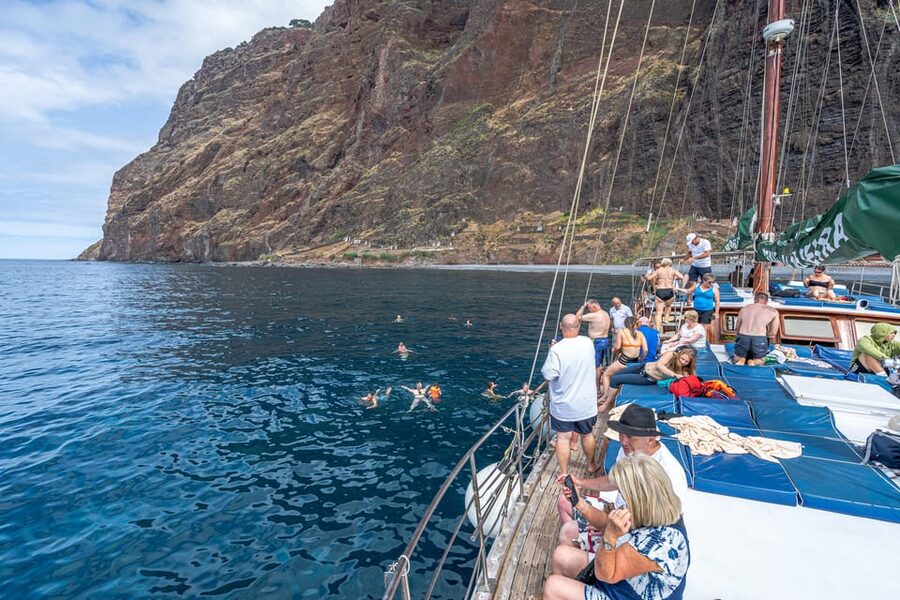 Madeira : Whales and Dolphins wooden boat excursion - On a wooden boat: comfort, shade, and the little things that matter