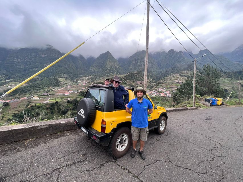Madeira: Wine Tasting Guided Tour, Jeep Safari, & Viewpoints - Wine tasting at the right pace (with cheese and salami)
