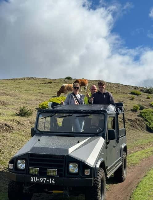 Madeiral de Jeep: (Skywalk, Seixal, Porto Moniz, Fanal) - The São Vicente off-road stretch: vineyards plus a local break