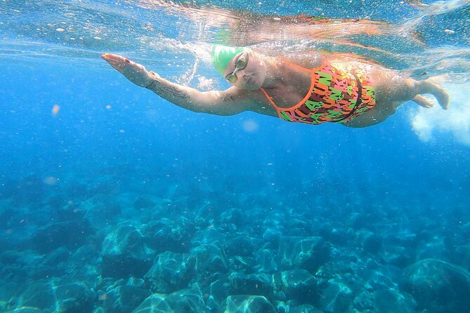 Open-Water Swimming in Madeira - The Garajau Natural Reserve swim: clear water and bay-wide views