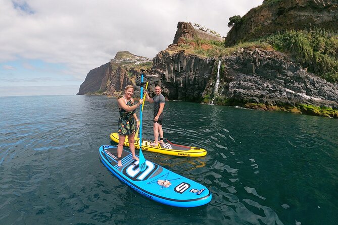 Private Stand Up Paddle Tour in Câmara de Lobos - Snorkeling included: when the calm water turns into a second activity