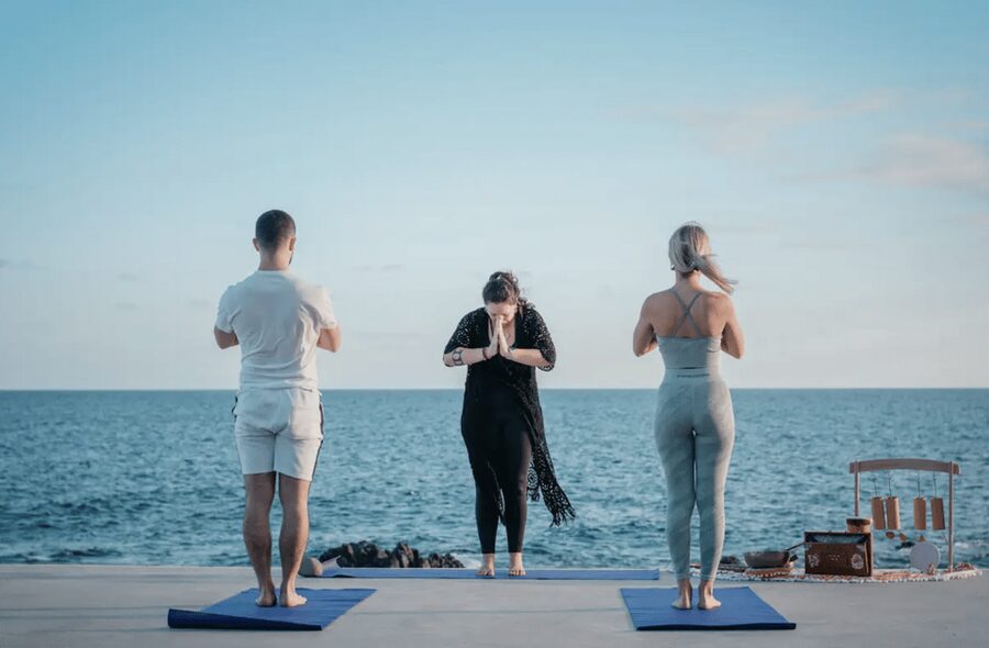 Private Yoga & Sound Bath by the Ocean - Emilie Mangoni’s Teaching Style: Clear Guidance, Calming Vibes