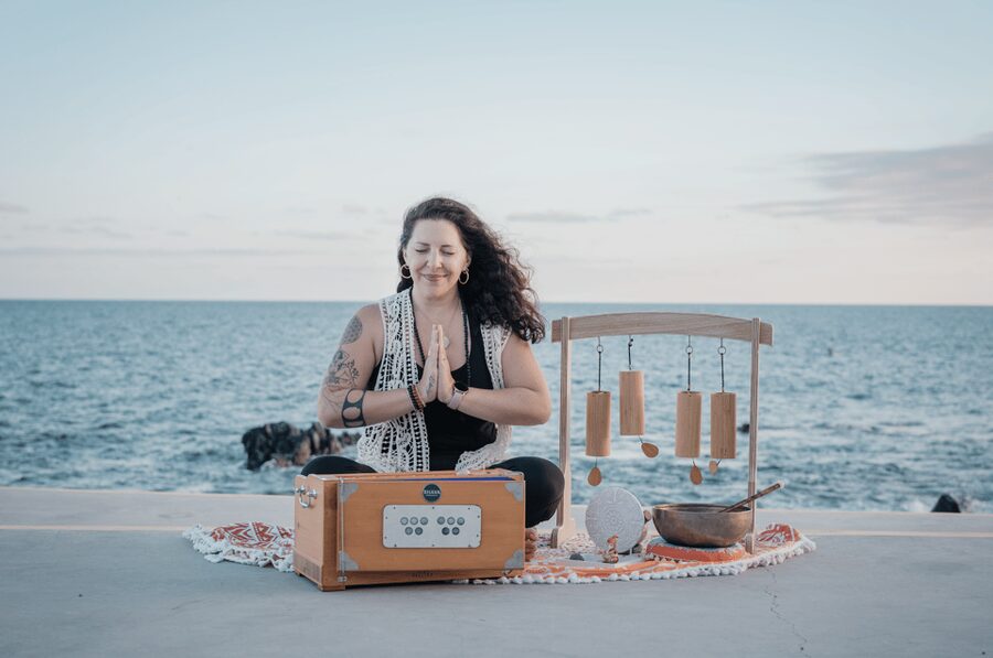 Private Yoga & Sound Bath by the Ocean - The 3-Part Flow: Pranayama, Asanas, then Stillness