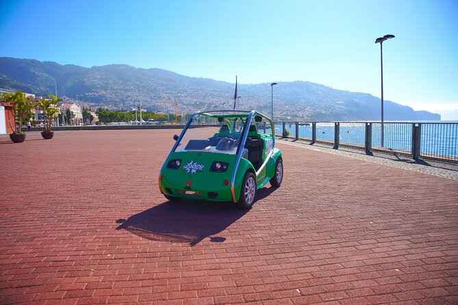 Self-Guided Sightseeing Tour on an Eletric Car | Funchal - Stop 4: Praia Formosa’s black-sand stretch