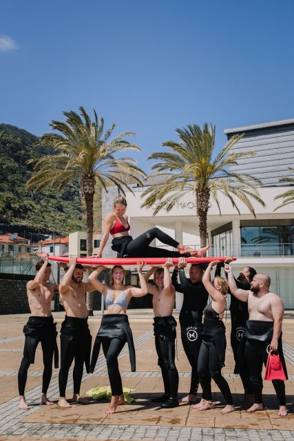 Surf lesson in Madeira - Coaching Style: How You Go From Fear to Standing