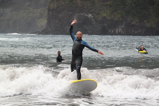 Surfing Lessons in Madeira - What You’ll Do in the 2-Hour Lesson (Wetsuit to Stretch)