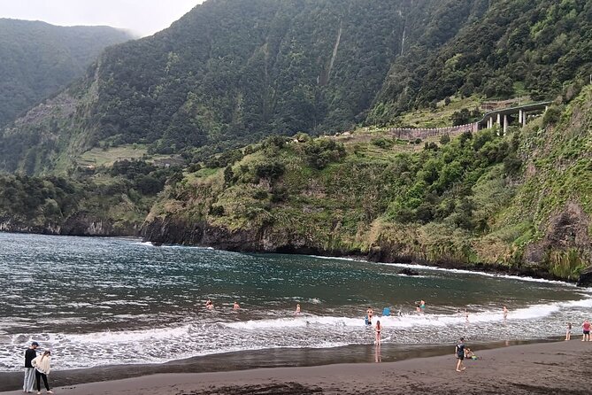 Tour of Madeira Island West and North 110 Euros per car - Stops 5–6: São Vicente Chapel of St. Vincent + Aqua d’Alto Waterfall